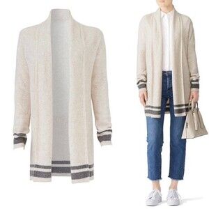 Cupcakes & cashmere Striped Hank Cardigan size M